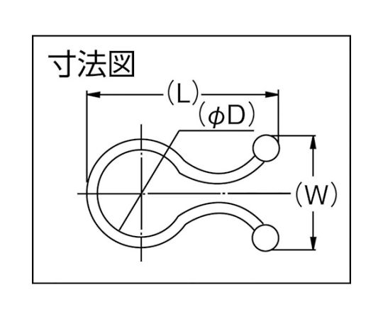 品川商工 ツイストクリップ(100個入) TCR-08T 入数：1袋(100個入)