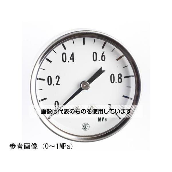 長野計器 SUS製小型圧力計(50Φ) 10MPa GK38-173 入数：1個