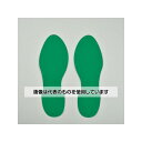 アズワン(AS ONE) 足型ステッカー(緑/2枚) EA944DJ-31 入数:1セット(2枚入)(4)