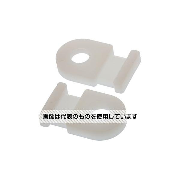 アズワン(AS ONE) 結束バンドベース MB 長さ 20.5mm 幅 12.5 mm ナイロン 66 ナチュラル 1袋(100個入) 151-28219 MB2-PA66-WH 入数：1袋(100個入)