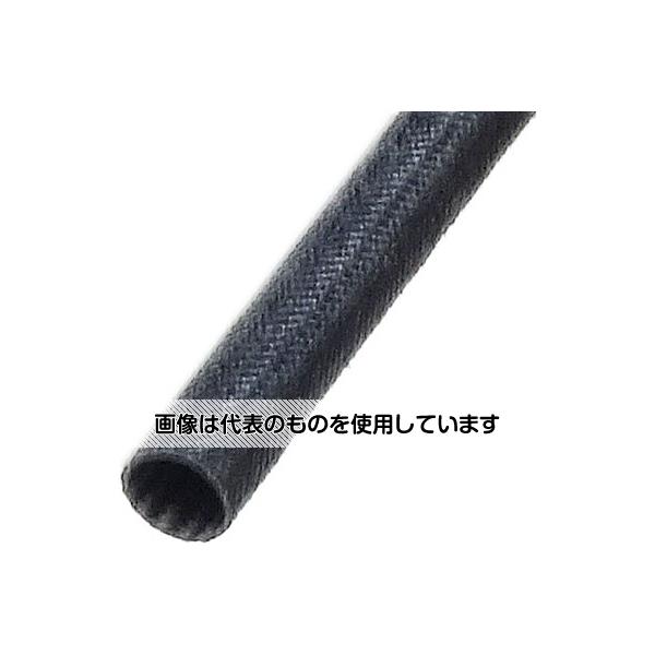 Linkman シリコンガラスチューブ(φ6mm×1m巻)黒 LI-SFGT-6-K 入数:1本