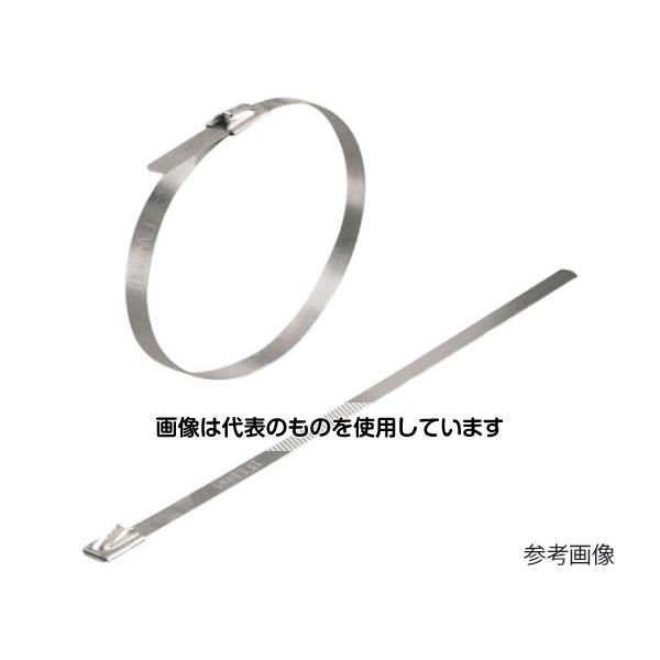 【アズワン AS ONE】実験室設備 工具類 工具、道具 ●ステンレス製ケーブルタイは高温や厳しい化学的影響などの過酷な条件下でも使用できます。 ●特許取得済みの留め具により、簡単かつ確実に取り付けることができます。 ●特許取得済の丸みを帯びたエッジで怪我のリスクを軽減します。 ●耐磁性、耐放射線性、耐腐食性を備えています。 ●電線ケーブルの固定や結束用。 商品の仕様 ●色：シルバー ●幅(mm)：4．6 ●長さ(mm)：520 ●最大結束径(mm)：152 ●引張強度(N)：445 ●使用温度範囲(℃)：-80〜538℃ ●屋内、屋外用 ●材質／仕上：本体：ステンレス ●原産国：アメリカ ●コード番号：367-1954 【※ご注意ください】商品は代表の画像を使用しています。