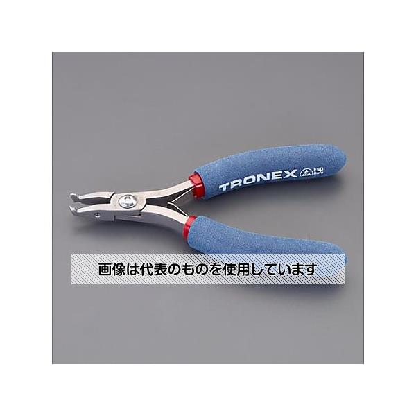 アズワン(AS ONE) 125mm 精密用ニッパー(フラッシュ/ESD) EA535TL-11 入数:1個