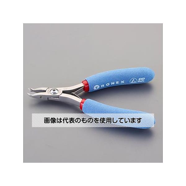 アズワン(AS ONE) 125mm 精密用ニッパー(フラッシュ/ESD/5.6mm) EA535TL-2 入数:1個