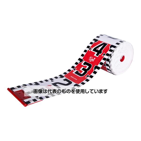 【アズワン AS ONE】実験室設備 工具類 工具、道具 ●固定に便利な金具付です。 ●先端まで両サイド目盛が付いています。 ●引っ張り実験で実証済みの伸びにくい材質です。 ●魔もしても目盛が消えません。 ●写真写りが良く、読み取りやすい目盛数字を採用しました。 商品の仕様 ●全長：20m ●巾：120mm ●材質：テープ／ガラス繊維・塩化ビニル樹脂、金具／鉄 ●製品質量：2,565g 【※ご注意ください】商品は代表の画像を使用しています。