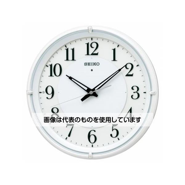 【アズワン AS ONE】実験室設備 工具類 工具、道具 ●受信OFF機能付き ●機能 ・光センサーによる自動全面点灯(針・文字板) ・明るさ切替(強・弱・切) ・点灯モニター機能 ・石膏ボード用掛金具つき ・スイープセコンド(暗示停止機能) ・おやすみ秒針(光センサーによる自動秒針停止機能) 商品の仕様 ●メーカー：セイコー(SEIKO) ●型番：KX233W ●周波数：40kHz/60kHz自動選局 ●電源：単3(アルカリ)×3(電池寿命約1年間) ●フレーム材質：プラスチック枠(白パール塗装)) ●前面：ガラス ●サイズ：φ332×57mm ●重量：1.2kg ●付属品：取扱説明書、木ネジ×1、石膏ボード用掛け具(掛金具×1、釘×5(1本は予備))、製品のお取扱いに関する重要なお知らせ、単3形乾電池×3 【※ご注意ください】商品は代表の画像を使用しています。