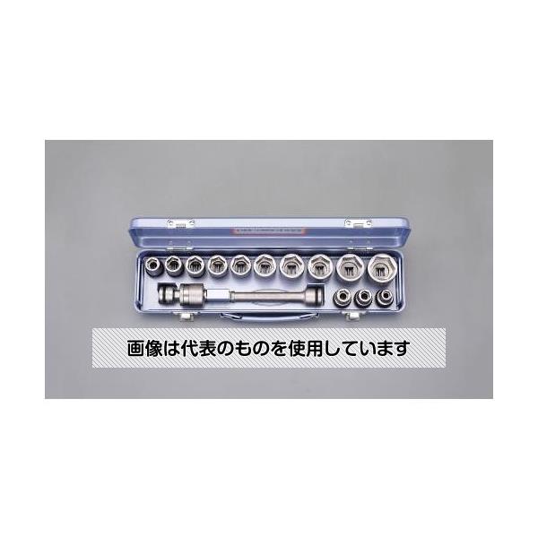 アズワン(AS ONE) 1/2"DR インパクトソケットセット EA164MA 入数：1セット