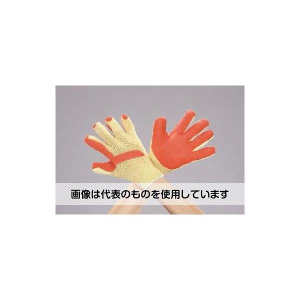 【アズワン AS ONE】実験室設備 工具類 工具、道具 ●手の平から指先にかけて天然ゴムすべり止め付 商品の仕様 ●7ゲージ ●フリーサイズ ●材質：ナイロン、ポリエステル ●全長：約230mm ●厚み：2.8mm ●掌周り：230mm ●中指長さ：75mm ●重量：112g ●カラー：オレンジ ●入数：1双入り 【※ご注意ください】商品は代表の画像を使用しています。