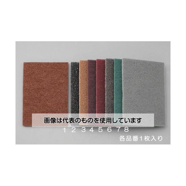 【アズワン AS ONE】実験室設備 工具類 工具、道具 ●繊維が太く、強靭、かつ耐久性があります。 ●鋳鍛造品のサビ取り、汚れ取り、および頑固な付着物の除去などに適しています。 ●特に湯洗に効果を発揮します。 商品の仕様 ●カラー：赤茶 ●粒度：#280 ●砥粒：酸化アルミニウム ●サイズ：150×230mm ●重量：32g ●用途：付着物除去(サビ取り、汚れ取り) ●入数：1枚 【※ご注意ください】商品は代表の画像を使用しています。