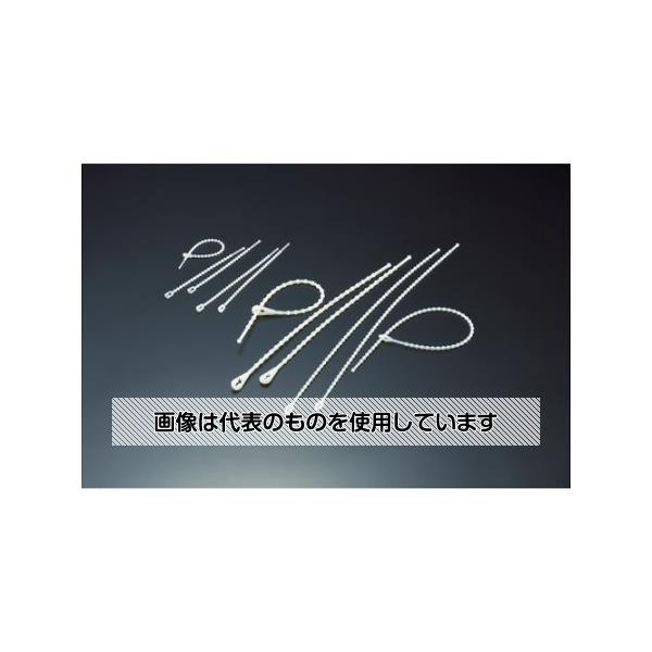 【アズワン AS ONE】実験室設備 工具類 工具、道具 ●止め穴が一つのため簡単に外せます。 ●手締めで簡単、確実に結束でき、取り外しも自在です。 ●仮止め用に適しています。 商品の仕様 ●色：白 ●幅(mm)：2.9 ●長さ(mm)：1...