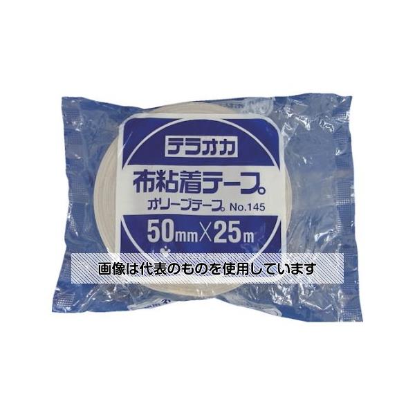 寺岡製作所 カラーオリーブテープ NO.145 シルバー 50mmX25M 145 SV-50X25 入数：1巻