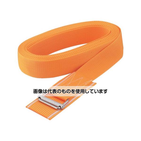 トラスコ中山 簡易結束ベルト くくり帯 20mmX3m 黄 KR203 入数：1本