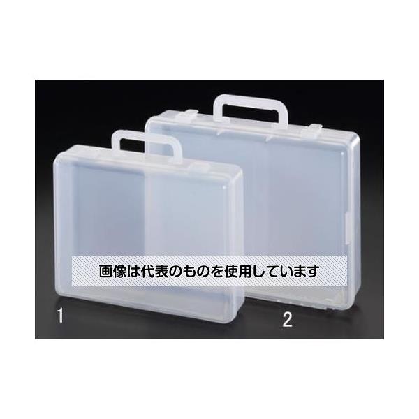 【アズワン AS ONE】実験室設備 工具類 工具、道具 ●仕切なし ●B5サイズが収納できます。 ●ポリプロピレン(PP)の外見はポリエチレンに似ていますが、最も硬質で引っ張りの強さがあります。比重も0.9〜0.92と汎用プラスチックの中では最も軽いのも特徴です。耐熱性は高く110℃くらいです。また、絶縁性が高く薬品にも強いという性質を持っています。 商品の仕様 ●メーカー：明邦化学工業(MEIHO) ●商品名：アタッシェケースB5 ●材質：ポリプロピレン ●重量：390g ●サイズ：287×221×78(H)mm ●内寸：278×204×55(H)mm 【※ご注意ください】商品は代表の画像を使用しています。
