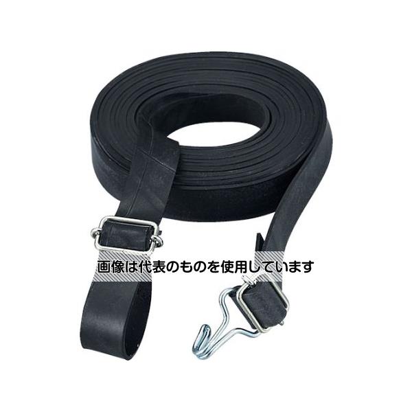 Thermometers - トラスコ中山 ゴムロープ金具付 Wフックバックル付 幅20mm×長さ1.5m(10本入) GR-2015KW 入数：1パック(10本入)