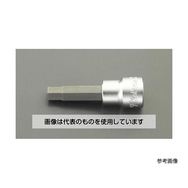 エスコ 3/8"DR/ 5x38mm [INHEX]ビットソケット EA618BS-5 入数：1個
