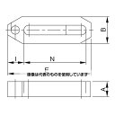 エスコ M20/200mm ねじ穴付クランプ EA637CK-20 入数:1個(4)