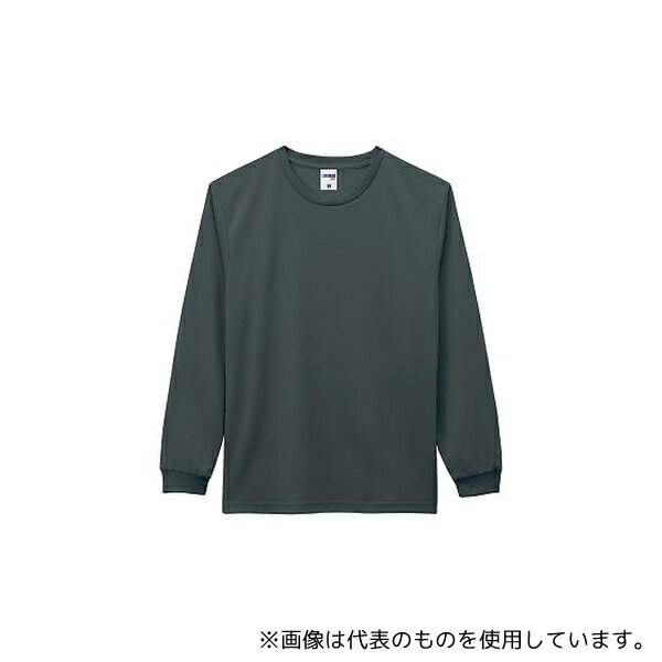 Office Supplies - LIFEMAX MS1609-22 XL 4.3オンスドライロングスリーブTシャツ(ポリジン加工) チャコールグレー XL