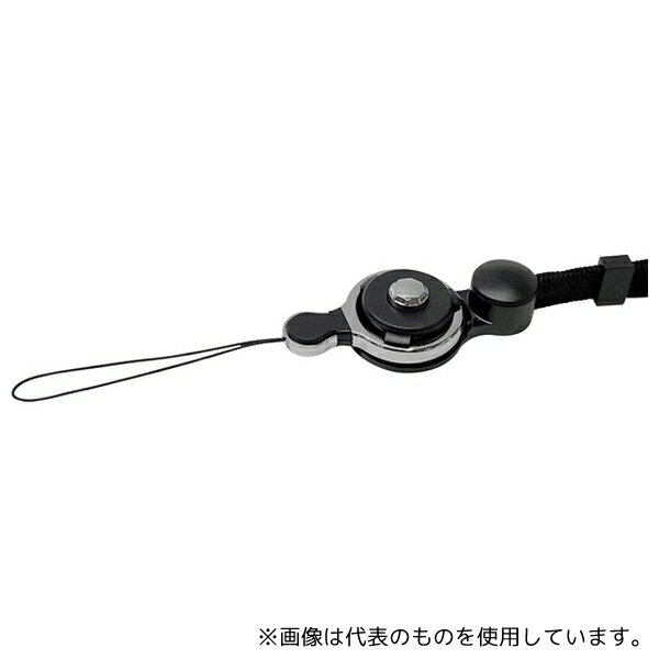 トライメイト TR-STP005-BK ネックストラップ ワンタッチ着脱式 ブラック