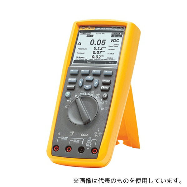 【アズワン AS ONE】物理・物性測定器 電気計測機器 電気計測機器 ●V1.1アップグレードで追加。 ●トレンドの拡大表示によりトレンドキャプチャデータを表示また分析できる優れた機能。 ●5倍の拡大率で詳細を表示可能。 ●記録をセットアップする際の「SimplifiedRecord」画面。 ●経時的に信号を無人モニタリングするための拡張メモリーを使ったロギング機能。 ●内蔵のトレンドキャプチャを使用することで、PCがなくてもロギングされた読み取り値をグラフで確認できます。 ●最大15、000件のイベントを記録また保存できます。 ●余裕のある50、000カウント、白色バックライト付き1/4VGAディスプレイ。 ●複数の測定情報のセットを同時に表示できます。 ●TrendCaptureによるロギング機能。 ●この機能は、設計、プロセス、またはシステムのパフォーマンスを文書化する場合、あるいは他のプロジェクトでの作業時に無人モニタリングが必要な場合に不可欠なツールです。 ●測定を1本のラインとしてプロットし、一定時間内の信号偏差を検出します。 ●内蔵のTrendCaptureを使用することで、PCがなくてもロギングされた読み取り値をグラフで表示できます(ソフトウェアとインターフェース・ケーブルはオプション)。 ●200時間以上連続して複数のセッションまたはログ・データを記録可能。 ●i-infoボタン。 ●測定機能のヘルプ表示機能。 ●機能の詳細を確認したい場合は、その機能で「i」ボタンを押します。 ●保存された測定に名前を付け、また、現場でされた測定を後で呼び出し可能 ●リアルタイム・クロック保存した読み取り値に自動でタイムスタンプ ●本計器は、新しい機能が追加されると、ユーザーによるアップグレードと機能拡張ができ、最新機能をすぐに使用可能 ●多言語インターフェース ●信号変動を記録するタイムスタンプ付きの最小値/最大値/平均値 ●ソフト・キー、スクロール・ボタン、および二次機能への簡単な操作アクセス。 ●0.025%の基本DC確度 ●100kHzAC帯域幅 ●True-rms型のAC電圧および電流により、複雑な信号または非線形負荷を正確に測定。 ●10Aまで測定可能(30秒までなら20A、10Aでは連続測定可能) ●100mF容量範囲 ●温度機能 ●低オームまたは容量測定からテスト・リード抵抗を除外する相対モード ●250μsの速度で過渡現象を記録するピーク捕捉 ●最高品質のテスト・リードおよびワニ口クリップが付属 ●オプションのFlukeViewフォームにより、個々の読み取り値や一連の測定を、記録、保存、分析して、読みやすい文書に変換 ●オプションの磁気ハンガーを使えば、簡単に表示を確認できるように計器を吊り下げ、ハンズフリーで仕事に集中。 ●限定永久保証 ●CATIII1000V/CATIV600Vの安全性評価 商品の仕様 ● ●JANコード：95969483490 【※ご注意ください】商品は代表の画像を使用しています。
