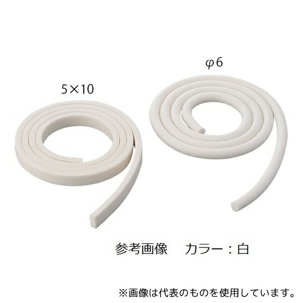 アズワン 3x10 シリコンスポンジ レンガ色 角型 3×10mm×1m