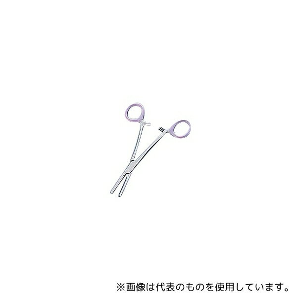 TAIYU(大祐医科工業) SPS-5013-P チューブ鉗子(カラーコーティング) 先端アヤ筋 パープル