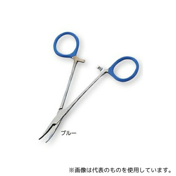 TAIYU(大祐医科工業) SPS-5000C-R 止血鉗子(カラーコーティング)曲 無鈎 レッド