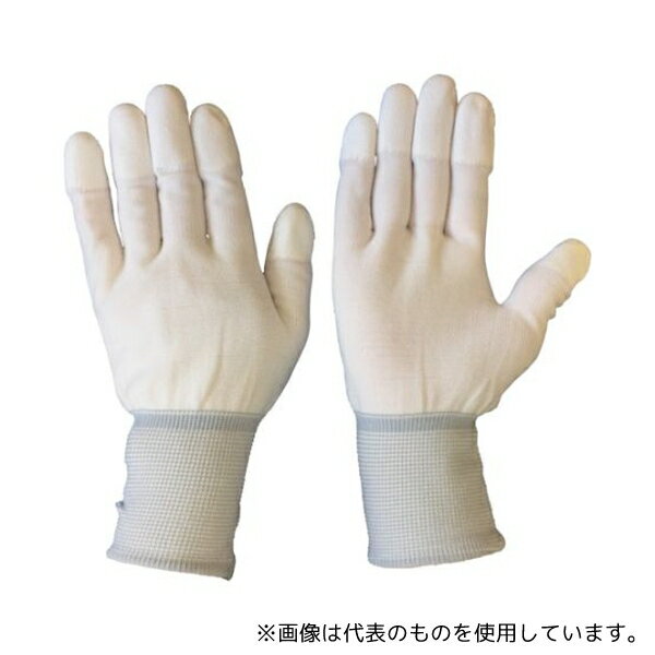 ブラストン BSC-SM110-L すべり止め手袋 PU指先コートポリエステルニット手袋L (10双入)