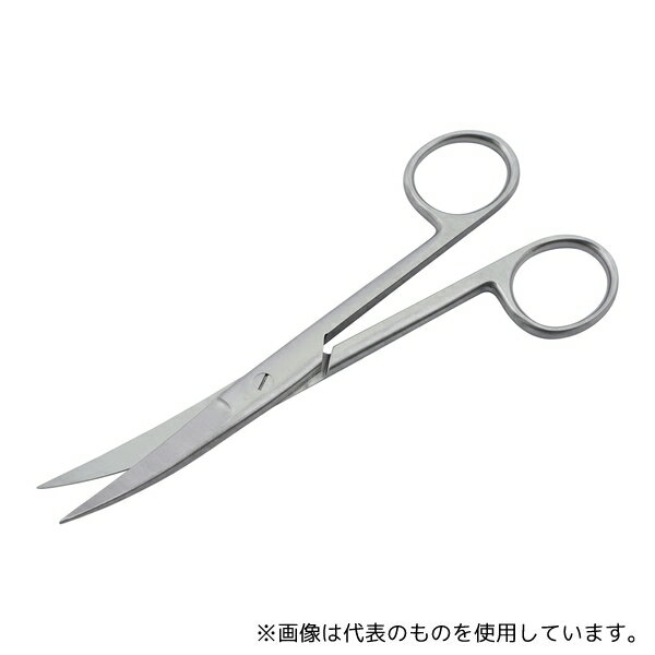 アズワン DIS-307 外科剪刀(ディスポタイプ6本入) 両尖 曲
