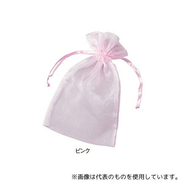 Stationeries （Talents） - ストア・エキスプレス 61-269-18-4 オーガンジーポーチ ピンク L 1セット(10枚入)