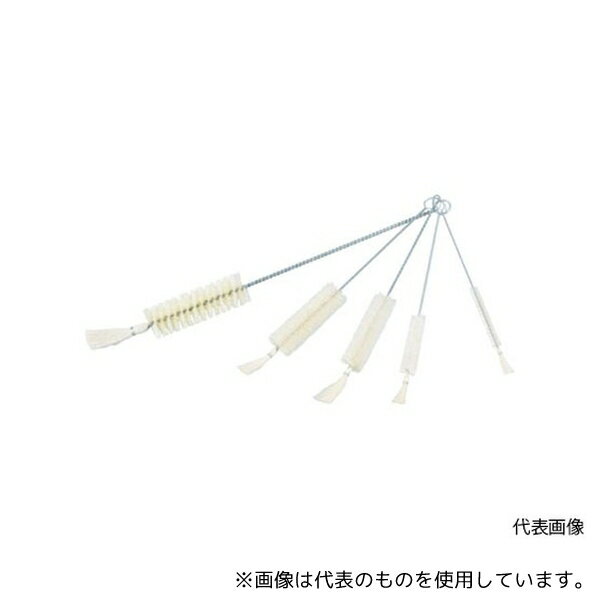 トラスコ中山 TBS-S5J 理化学ブラシ 注射器用 山羊毛 スチール柄5cc用