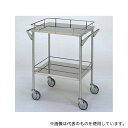 柏ステンレス工業 ステンレスワコ゛ンMB-2G-S ステンレスワゴン 回診車S(枠付) 2段