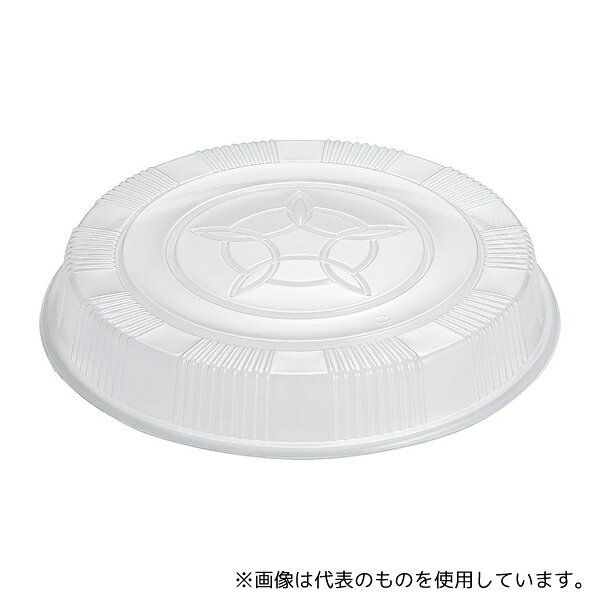 ニシキ(食品容器) 37 プラ容器オードブル蓋 透明 (益子37用) (10枚入)
