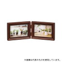 ハクバ写真産業 FWTR3-BRL2Y フォトフレーム テリア3 Lサイズ 2面(ヨコ・ヨコ) ブラウン