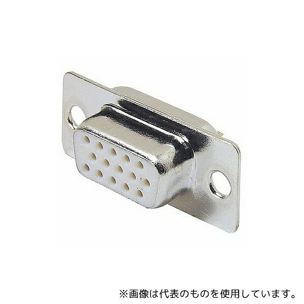 【アズワン AS ONE】物理・物性測定器 タイマー・電気器具 電気器具関連商品 ●標準9ピンのD-SUBコネクターのシェルに15本のピンを収めた高密度型です。パソコンのVGA信号の接続用に使われているコネクターと同型です。 商品の仕様 ●コネクタの形態:ミニD-SUB メス ●ピン数:15ピン ●定格:3A ●接触抵抗:30mΩMAX ●絶縁抵抗:1000MΩ(MIN) ●耐電圧:AC1000V ●使用温度範囲:-55℃〜+105℃ ●入数:1個 ●JANコード：4547634202784 【※ご注意ください】商品は代表の画像を使用しています。