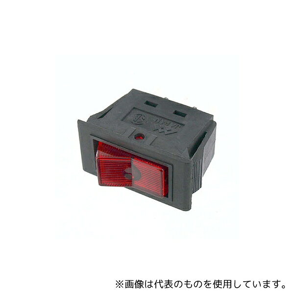ミヤマ電器 DS325-W/L-TR 照光式波動スイッチ 赤