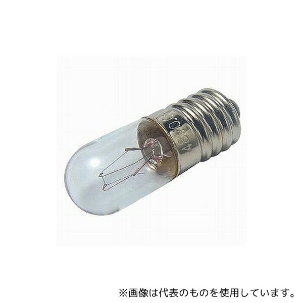 アズワン T10E106.3V 小パネル球 E10 6.3V/0.15A