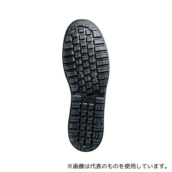 ミドリ安全 H-100C-BK-26.5 超耐滑作業靴 ハイグリップ ブラック 26.5cm