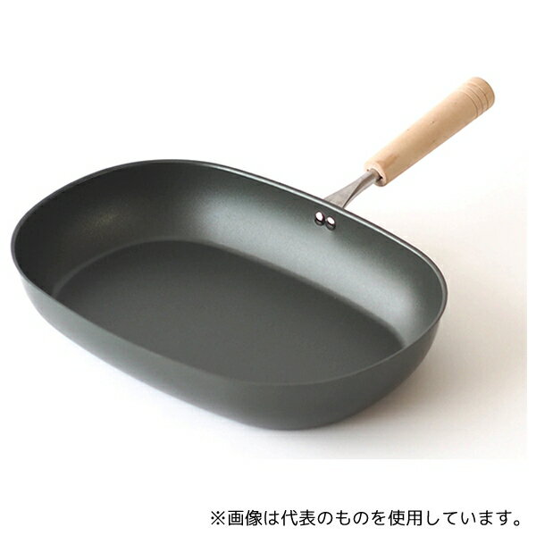 杉山金属 KS-3043 鉄製調理器具 オーバルフライパン