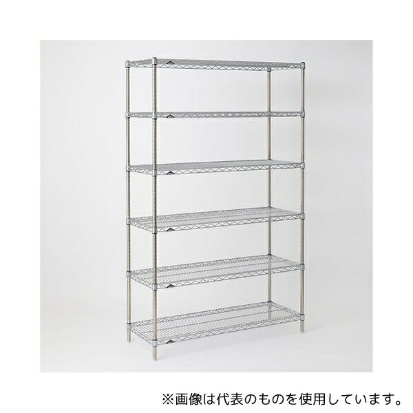 エレクター MS1220PA2200W6 スーパーエレクター・シェルフ W1212×D460×H2197mm(PA) DB付 6段