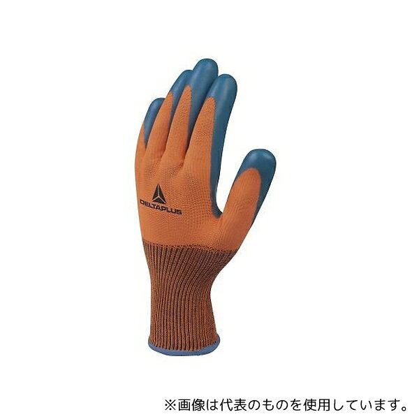 セーフラン安全用品 D0050-S VE733/防水ピュアラテックスコートフィット手袋