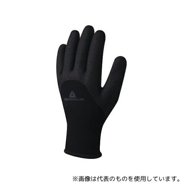 セーフラン安全用品 D0051-L HERCULE VV750/防寒ニトリルコートフィット手袋