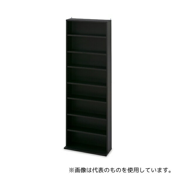 アイリスオーヤマ CORK-1860 コミックラック ハイタイプ ブラック