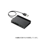 エレコム MR-C24BK メモリリーダライタ USBハブ付 SD+MS+CF+XD ブラック