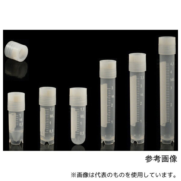 Biosigma CL5ARBEPSTS クライオチューブ 5.0mL 自立型 アウターキャップ 500本(50本×10袋)