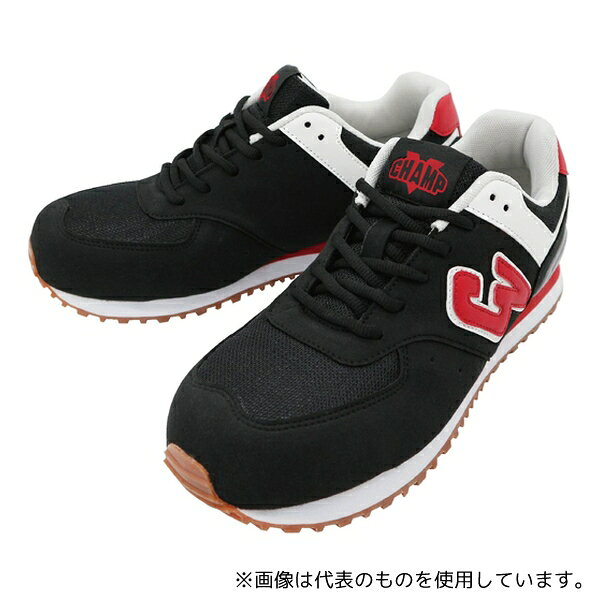 Rakuten - アズワン CP-1-BK-25 チャンプセーフティスニーカー ブラック 25cm