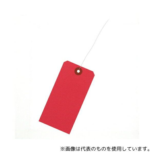 Office Supplies - シモジマ 3501704 色荷札 2号 60×120 赤 1000枚入