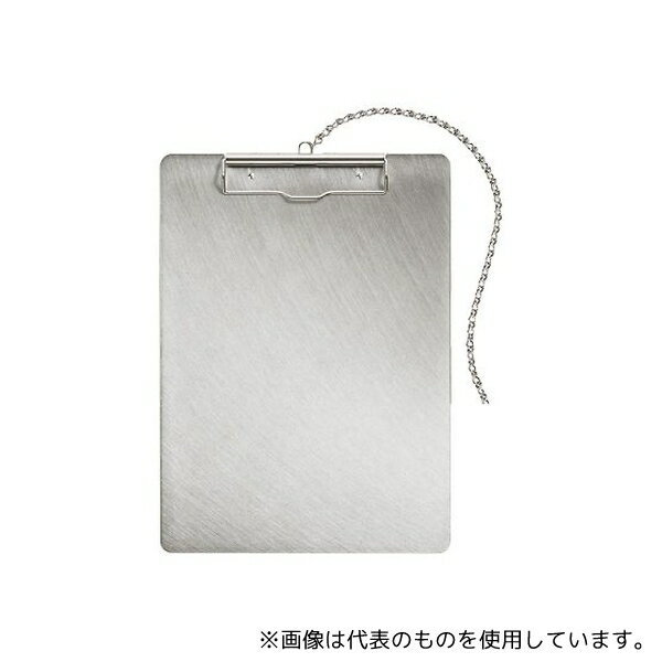 ●ナカキン SC-A4E-C ステンレスバインダー チェーン付き A4・縦 10枚入り