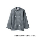 ●住商モンブラン 6-491 M コックコート 男女兼用 長袖 黒チェック