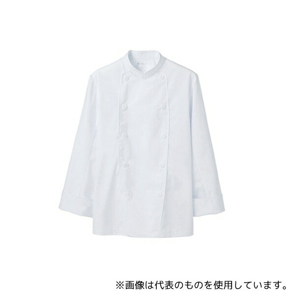 住商モンブラン 6-623 LL コックコート 男女兼用 長袖 白