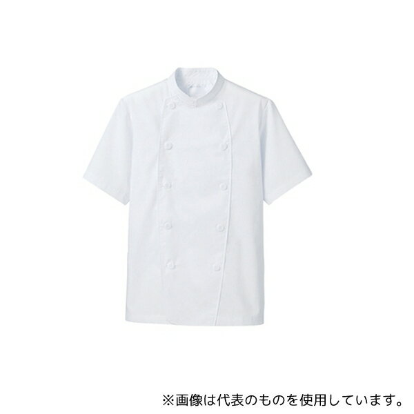 住商モンブラン 6-624 L コックコート 男女兼用 半袖 白